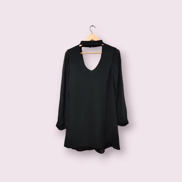 Dakota Choker Polka Dot Mini Dress - Picture 1 of 8